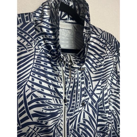 Weekends by Chico's Women's Full Zip Lightweight Jacket Size 3 (XL) Navy White - Picture 3 of 8